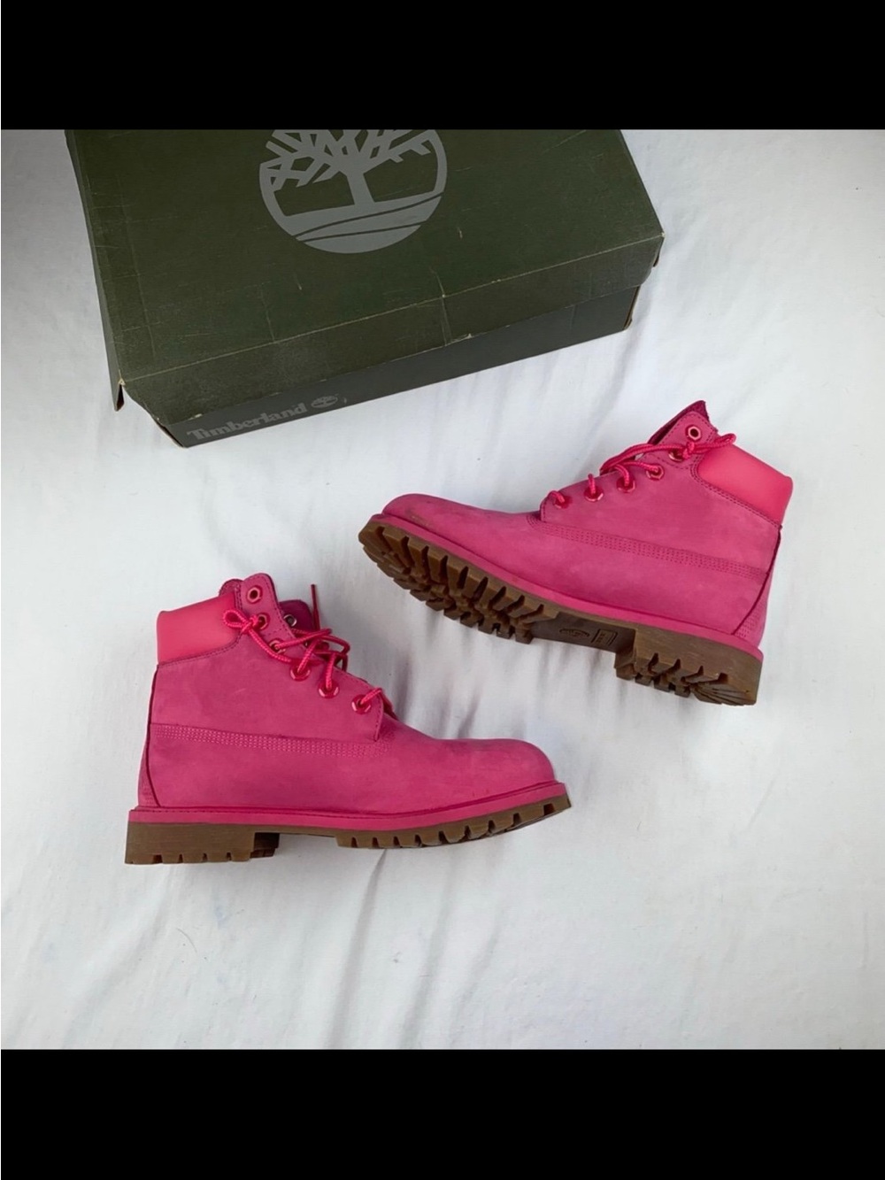 Hot Pink Timberland Boots